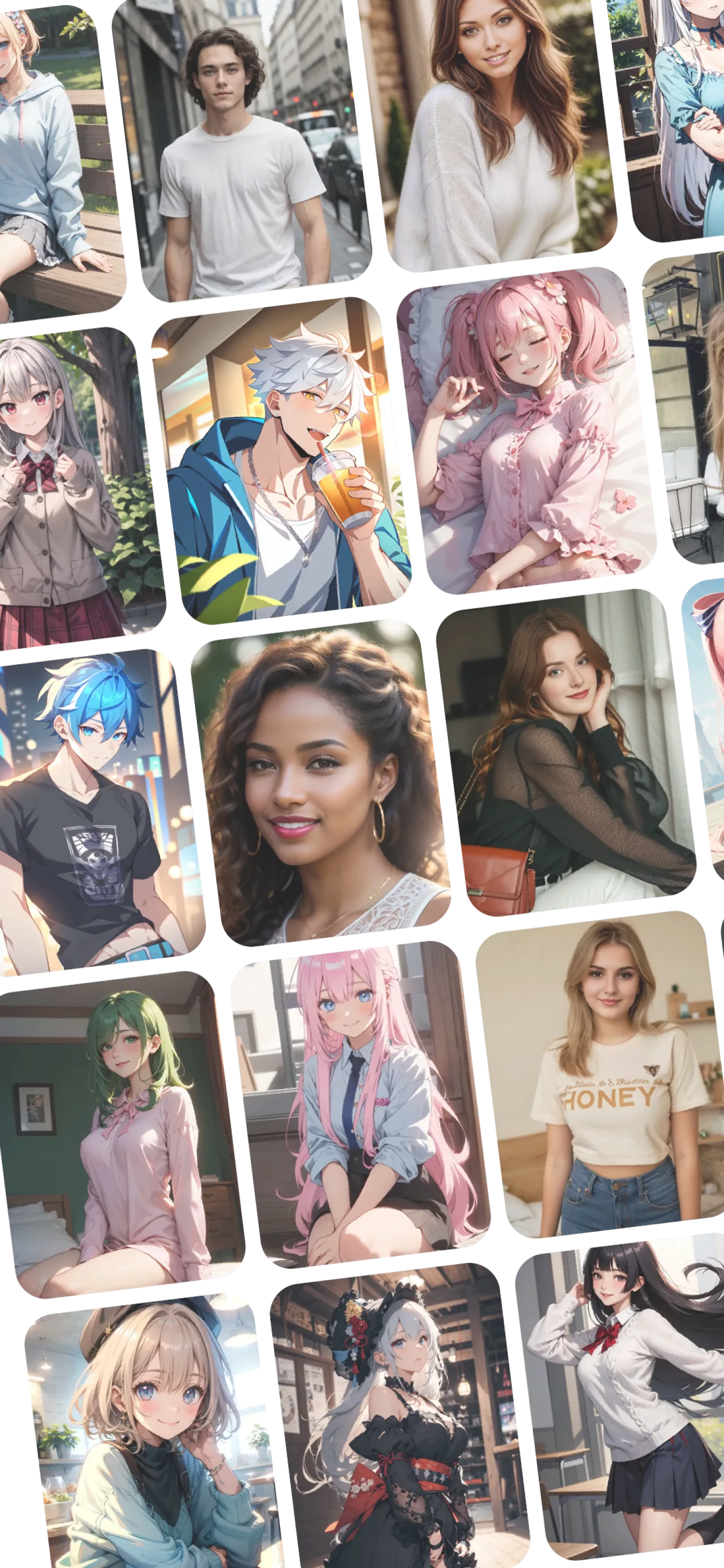 HeyKira character collage